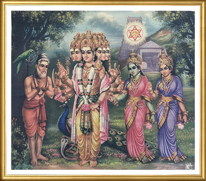 LORD SHANMUGA PRESENCE BEFORE ARUNAGIRINATHAR